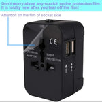 Travel Adapter Dual USB Universal Voltage