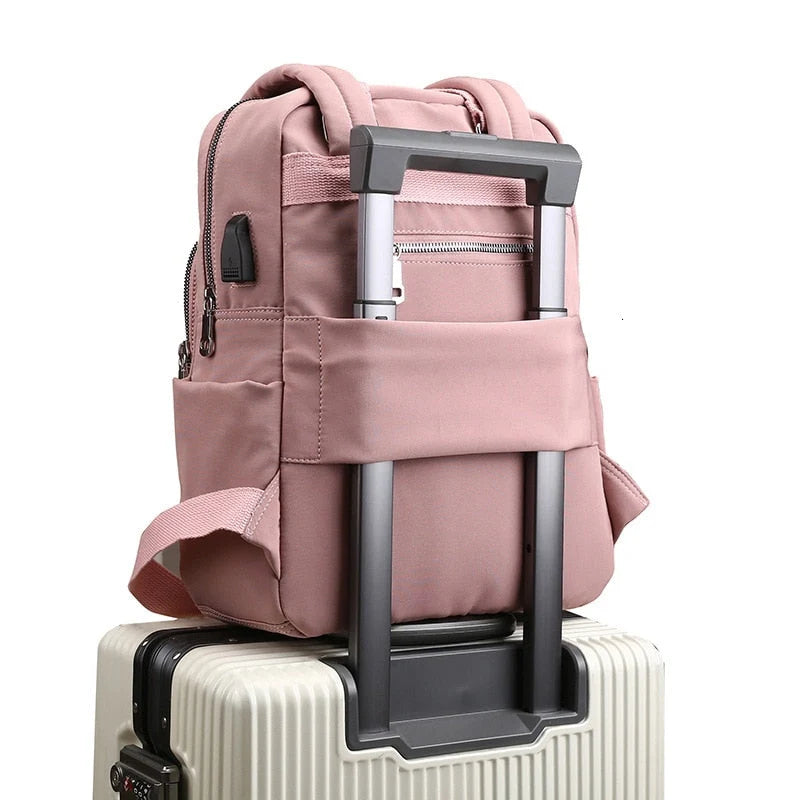 Travel Backpack Anti-Theft Built-In USB Charging Port