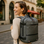 Travel Backpack Compression Zones Hidden Zippers & Lockable Closures