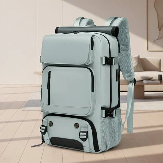 Travel Backpack Water-Resistant Shoe Compartment USB Port