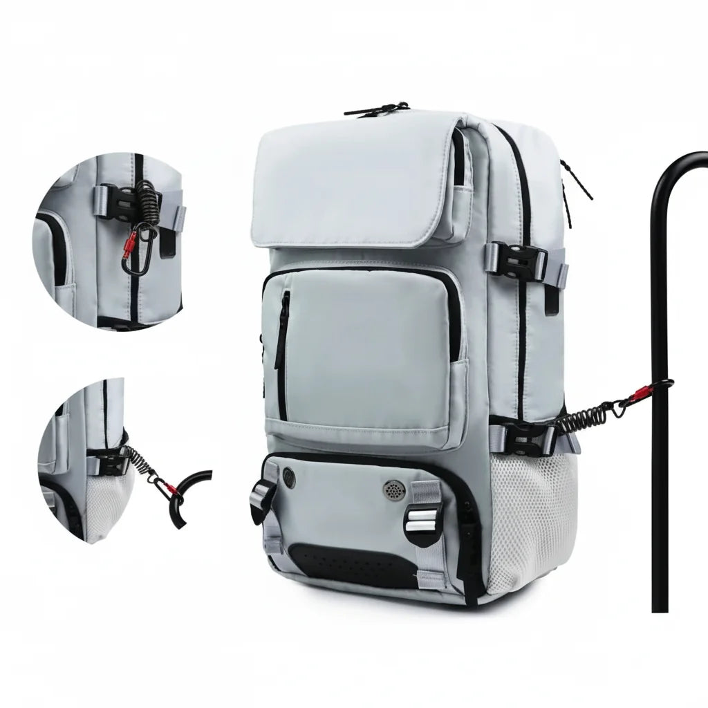 Travel Backpack Water-Resistant Shoe Compartment USB Port
