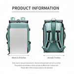 Travel Backpack Water-Resistant Shoe Compartment USB Port