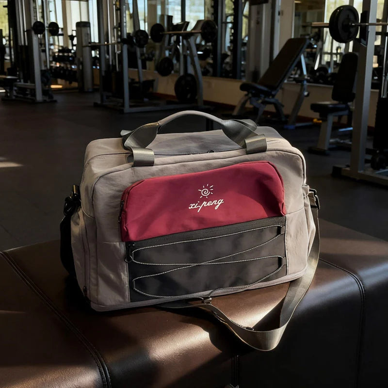 Travel Bag Multi-Compartment Water-Resistant Adjustable Shoulder Strap
