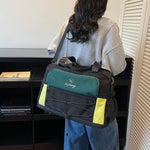 Travel Bag Multi-Compartment Water-Resistant Adjustable Shoulder Strap