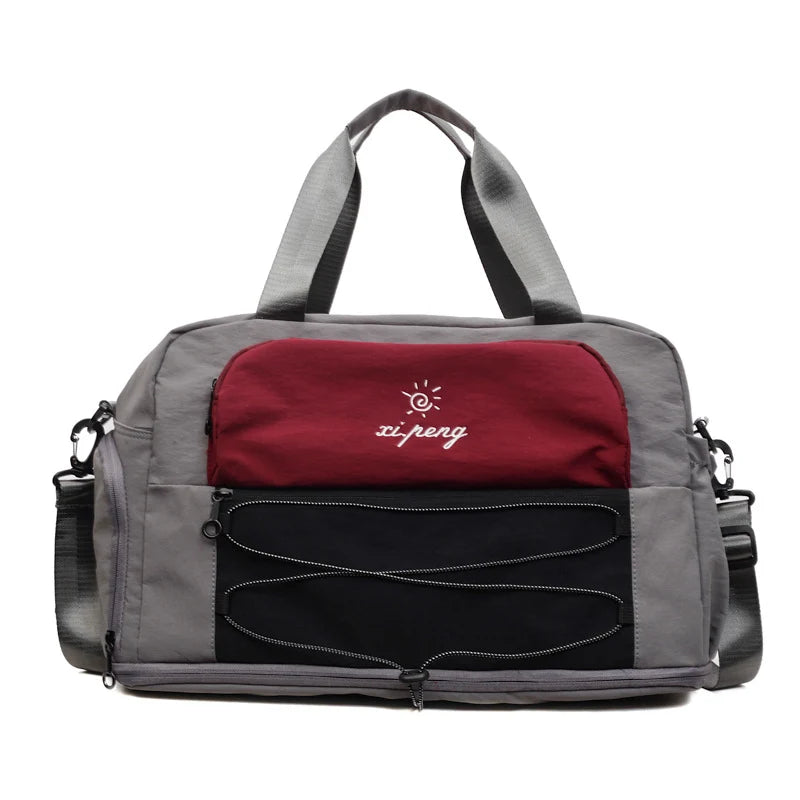 Travel Bag Multi-Compartment Water-Resistant Adjustable Shoulder Strap