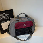 Travel Bag Multi-Compartment Water-Resistant Adjustable Shoulder Strap