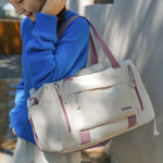 Travel Bag Multi-Compartment Water-Resistant Padded Shoulder Straps