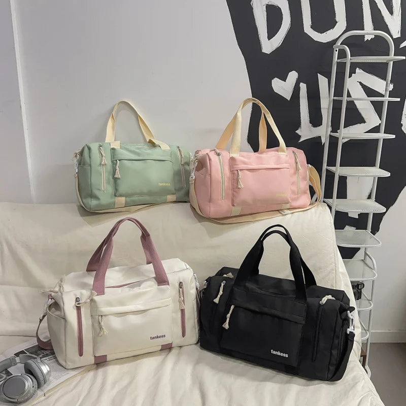 Travel Bag Multi-Compartment Water-Resistant Padded Shoulder Straps