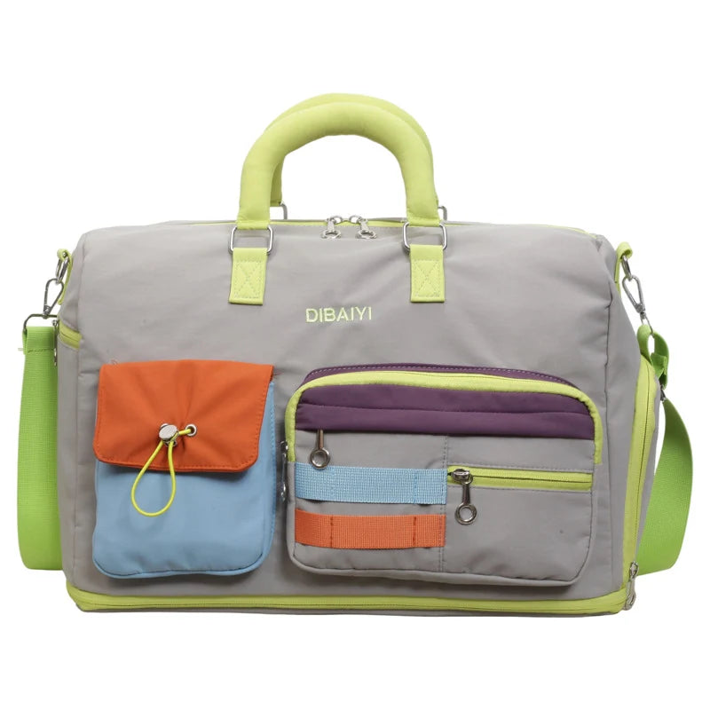 Travel Bag Multi-Pocket Durable Detachable & Adjustable Shoulder Strap