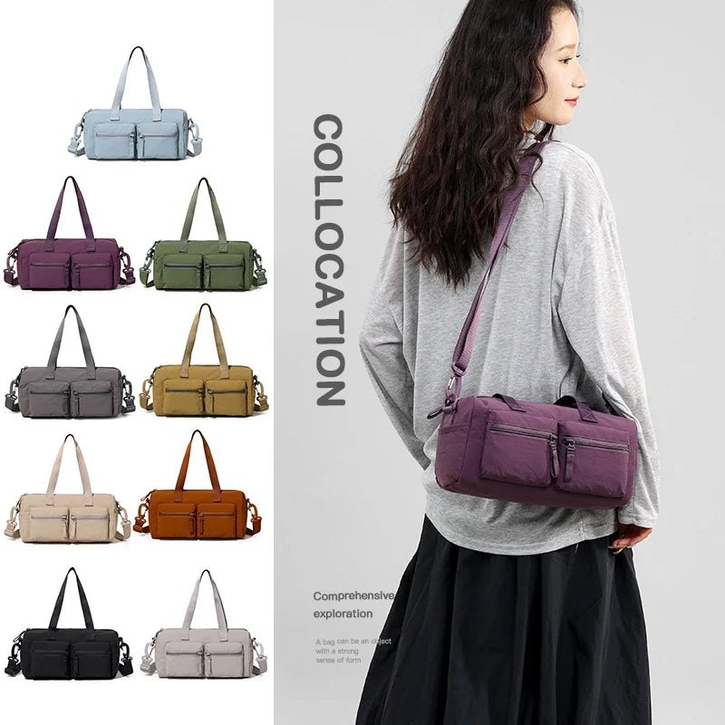 Travel Bag Multi-Pocket Water-Resistant Adjustable Strap & Sturdy Handles