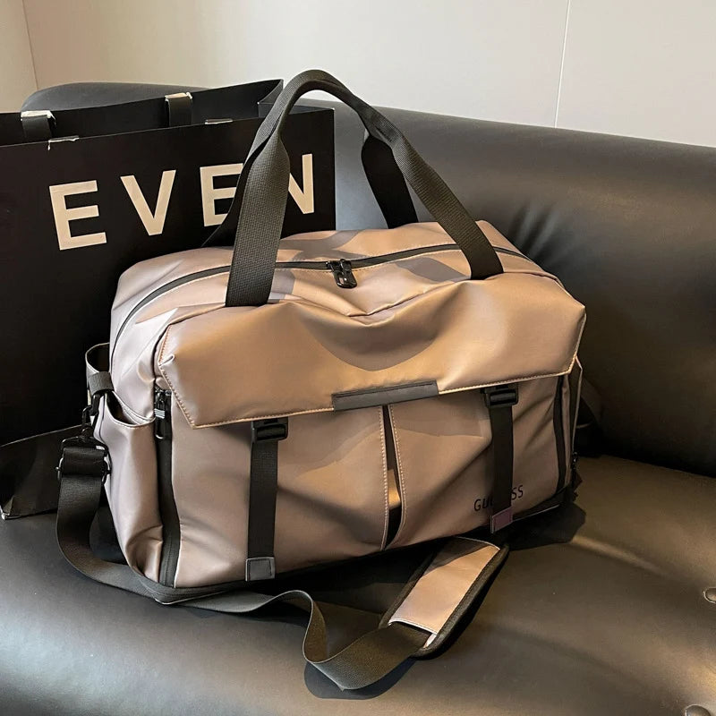 Travel Bag Weather-Resistant Fabric Spacious Multiple Pockets