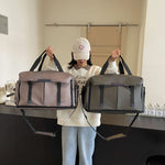 Travel Bag Weather-Resistant Fabric Spacious Multiple Pockets