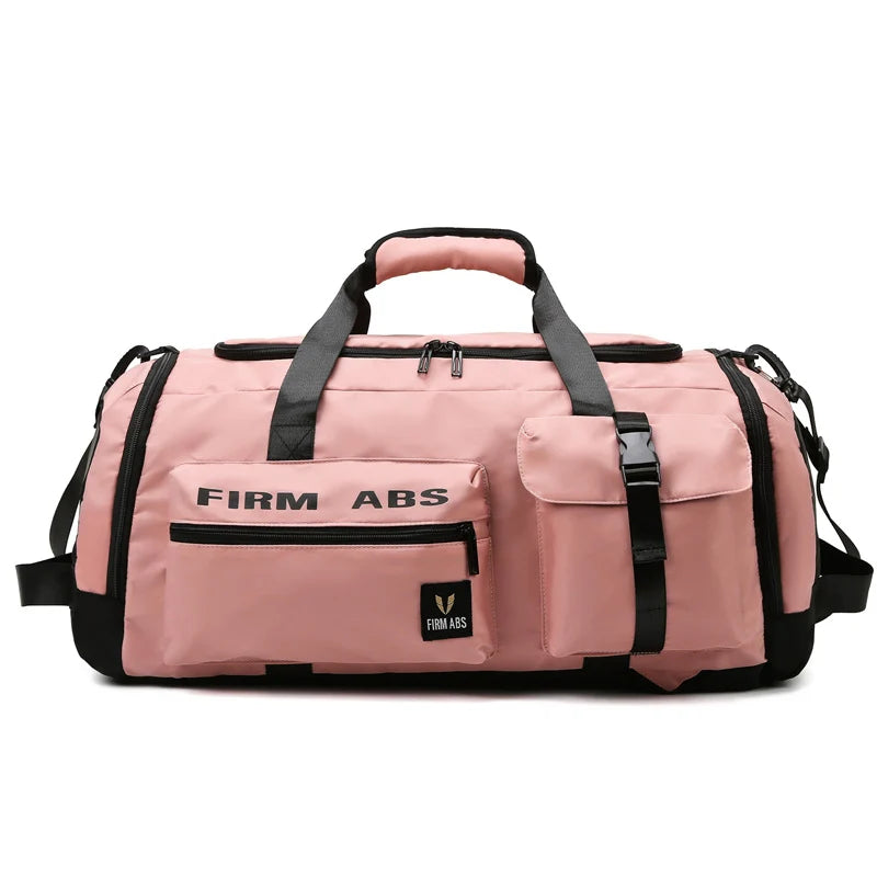 Travel Bag Weather-Resistant Multi-Compartment Padded Handles & Adjustable Strap