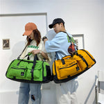 Travel Bag Weather-Resistant Multi-Compartment Padded Handles & Adjustable Strap