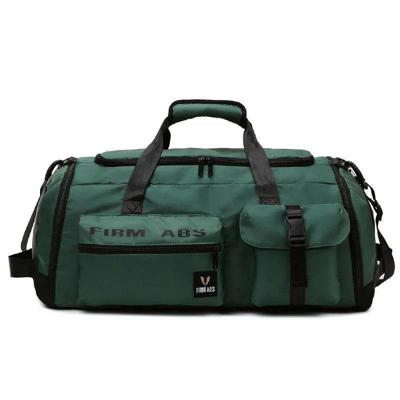 Travel Bag Weather-Resistant Multi-Compartment Padded Handles & Adjustable Strap