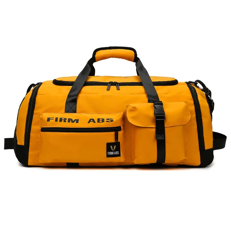 Travel Bag Weather-Resistant Multi-Compartment Padded Handles & Adjustable Strap