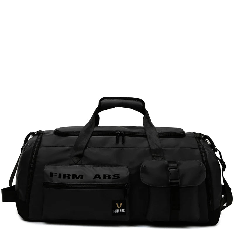Travel Bag Weather-Resistant Multi-Compartment Padded Handles & Adjustable Strap