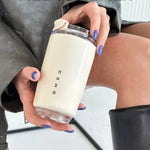 Travel Coffee Cup Stainless Steel Insulated Leakproof Lid