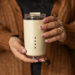 Travel Coffee Cup Stainless Steel Insulated Leakproof Lid