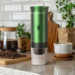 Travel Coffee Maker Cordless One-Touch Includes Travel Cup