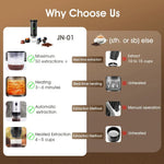 Travel Coffee Maker Cordless One-Touch Includes Travel Cup