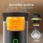 Travel Coffee Maker Cordless One-Touch With Cup & Charger