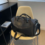 Travel Duffel Bag Durable Fabric Multiple Compartments & Adjustable Strap