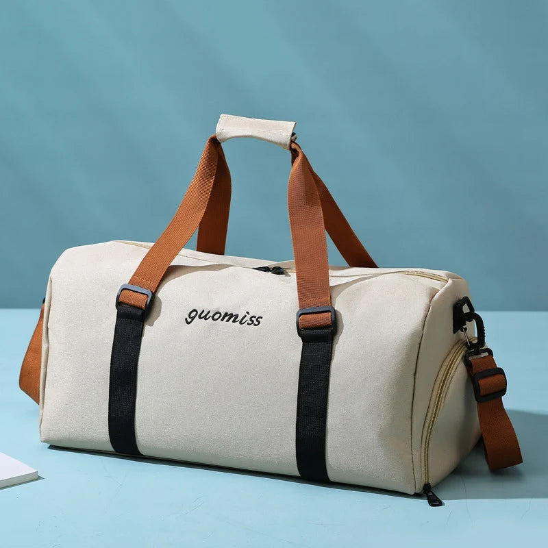 Travel Duffel Bag Durable Fabric Multiple Pockets