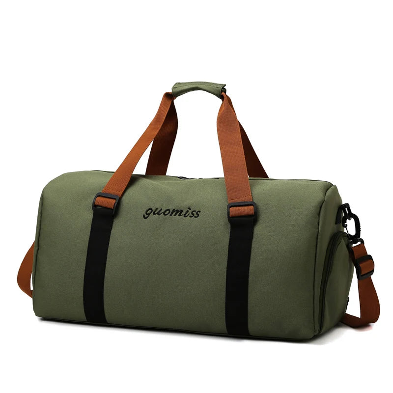 Travel Duffel Bag Durable Fabric Multiple Pockets