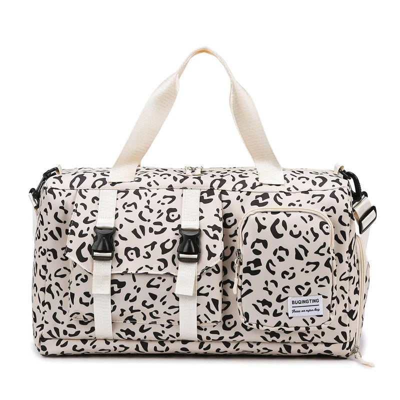 Travel Duffel Bag Durable Multiple Pockets Adjustable Straps