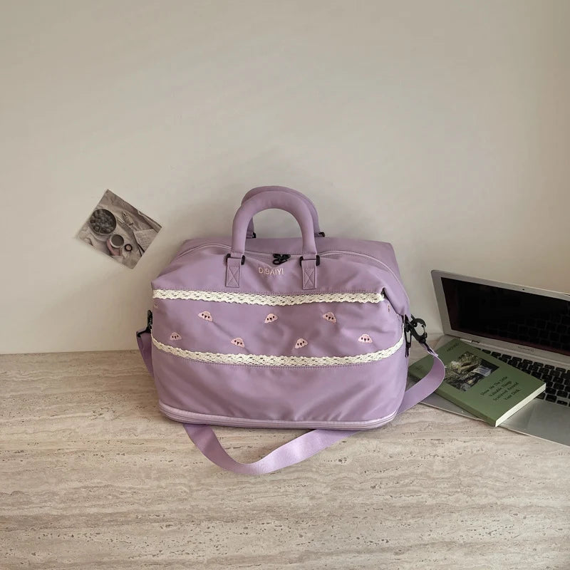 Travel Duffel Bag Large Capacity Adjustable Strap