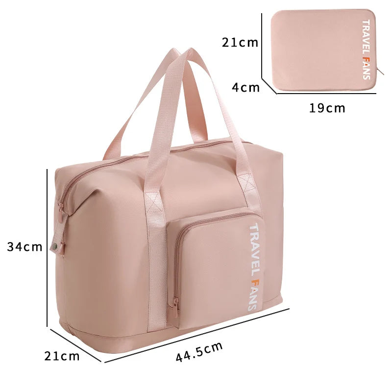 Travel Duffel Bag Large Capacity Durable Fabric Padded Handles