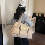 Travel Duffel Bag Large Capacity Multi-Pocket Durable Fabric