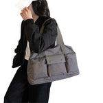Travel Duffel Bag Large Capacity Multi-Pocket Durable Fabric