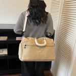 Travel Duffel Bag Large Capacity Multiple Zippered Pockets