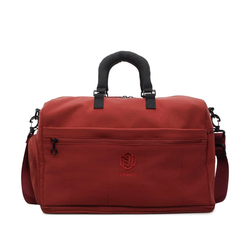 Travel Duffel Bag Large Capacity Multiple Zippered Pockets