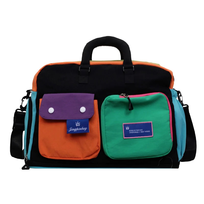 Travel Duffel Bag Large Capacity Water-Resistant Multiple Pockets