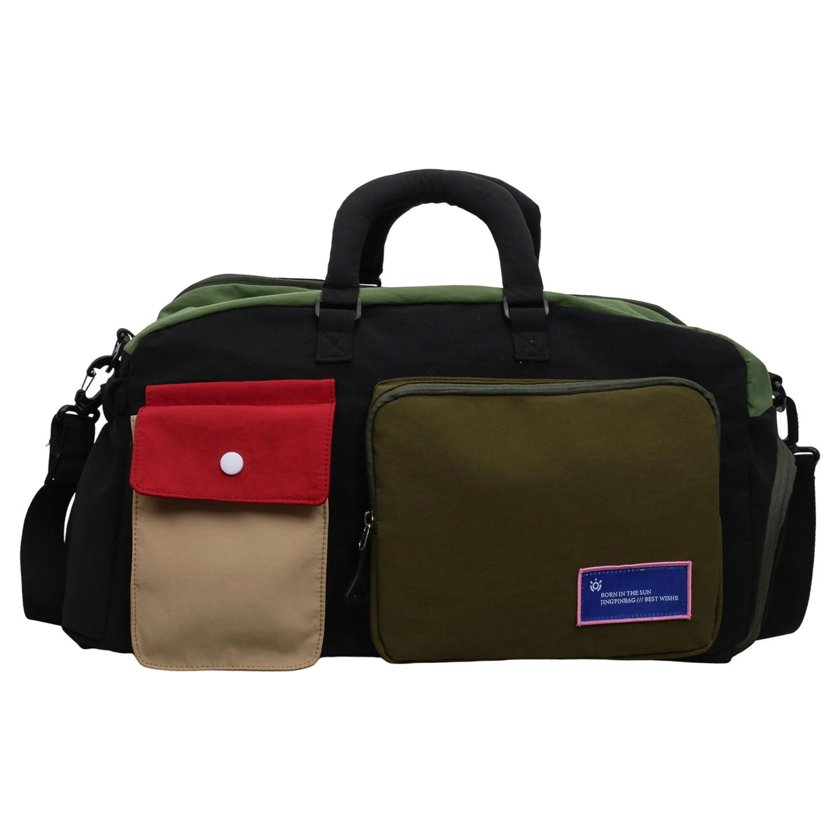Travel Duffel Bag Large Capacity Water-Resistant Multiple Pockets