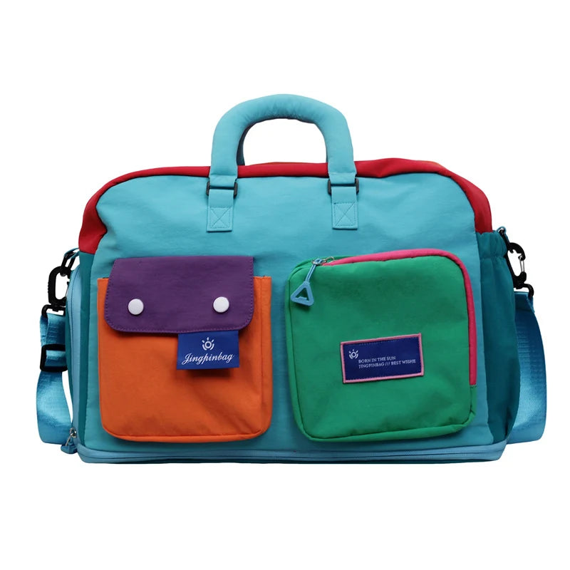 Travel Duffel Bag Large Capacity Water-Resistant Multiple Pockets