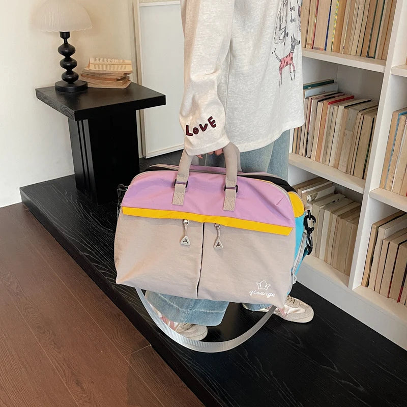Travel Duffel Bag Large Capacity Water-Resistant Multiple Pockets