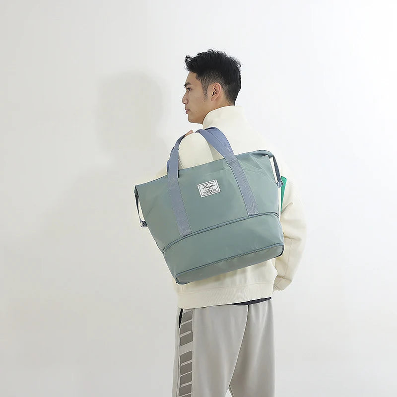 Travel Duffel Bag Large Capacity Water-Resistant Multiple Pockets