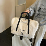 Travel Duffel Bag Large Capacity Water-Resistant Padded Strap