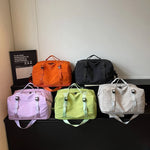 Travel Duffel Bag Large Capacity Weather-Resistant Padded Shoulder Strap