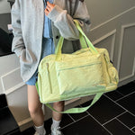 Travel Duffel Bag Lightweight Durable Fabric & Multiple Pockets