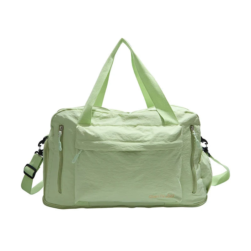 Travel Duffel Bag Lightweight Durable Fabric & Multiple Pockets
