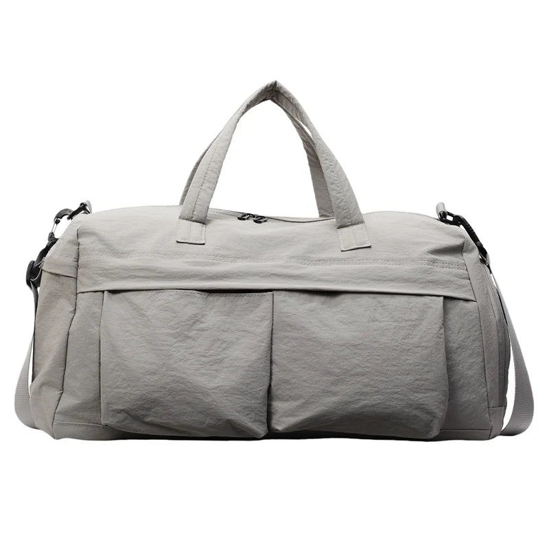 Travel Duffel Bag Lightweight Multiple Pockets Removable Shoulder Strap