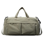 Travel Duffel Bag Lightweight Multiple Pockets Removable Shoulder Strap