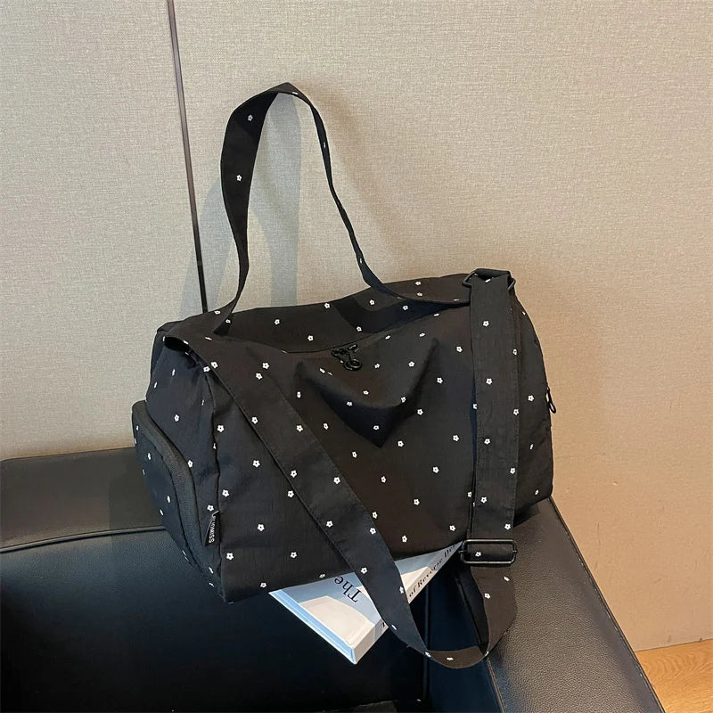 Travel Duffel Bag Lightweight Washable Multi-Pocket