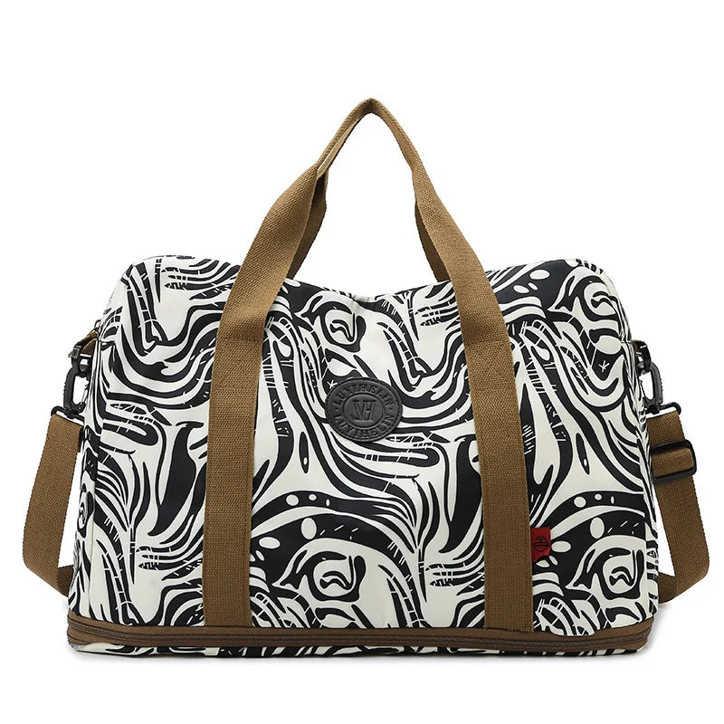 Travel Duffel Bag Lightweight & Water-Resistant Spacious Interior