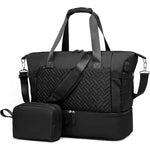 Travel Duffel Bag Multi-Compartment Shoe Compartment & USB Port